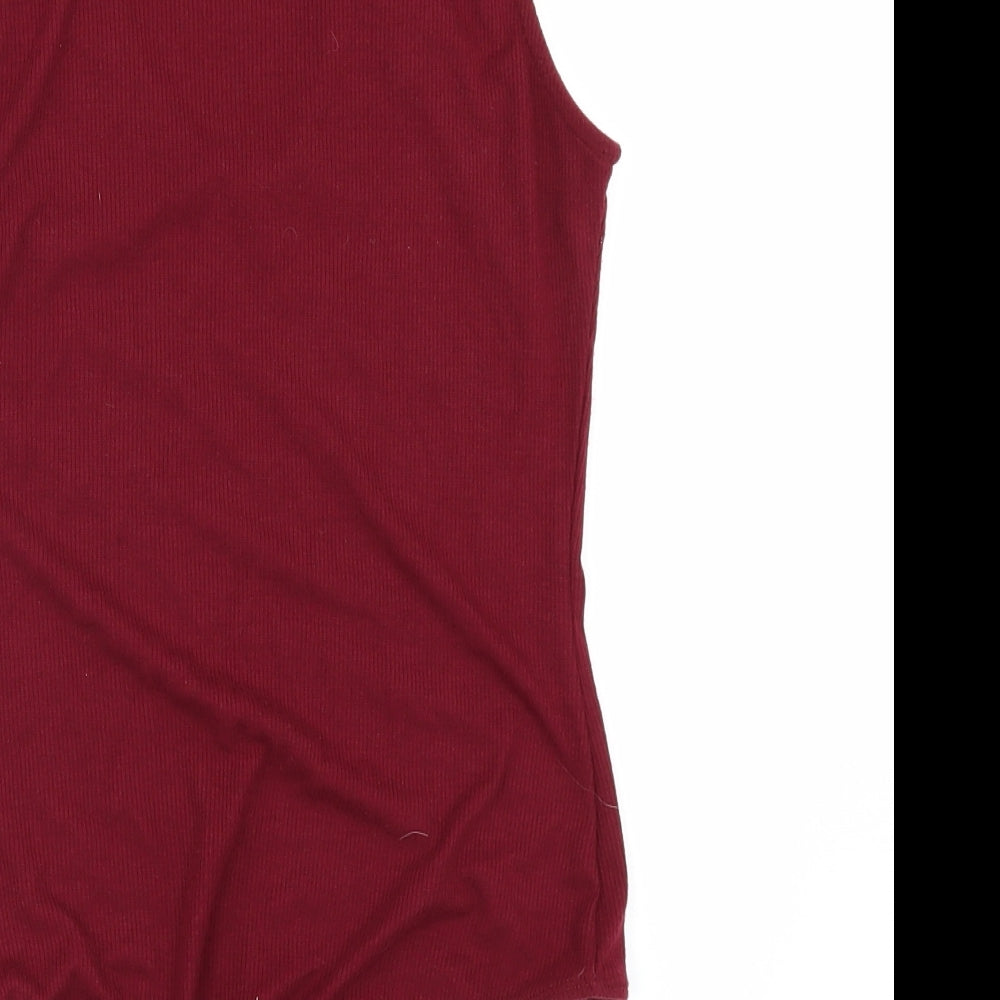 Select` Womens Red Bodysuit One-Piece Size 8