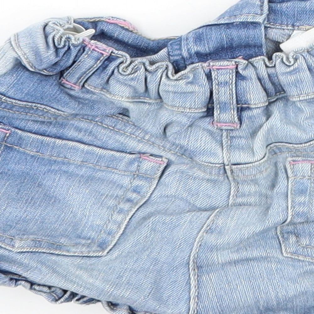 TU Girls Blue Denim Capri Jeans Size 12-18 Months - Shorts