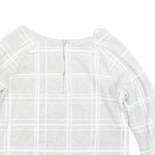 F&F Womens Grey Basic T-Shirt Size 12