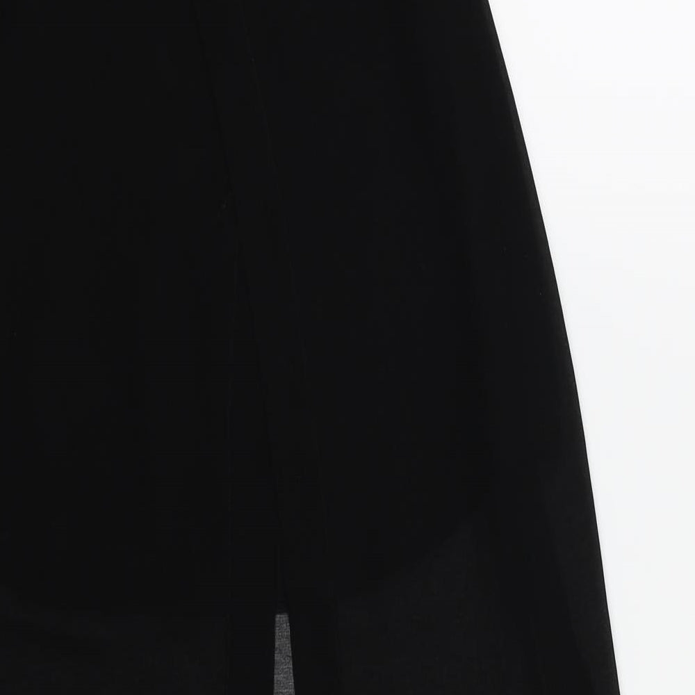 Womens UK Size 6 River Island Black Basic Blouse
