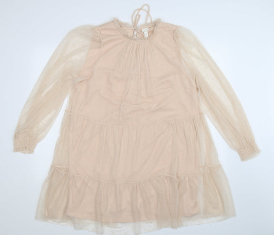 Divided Womens Beige Mini Size M