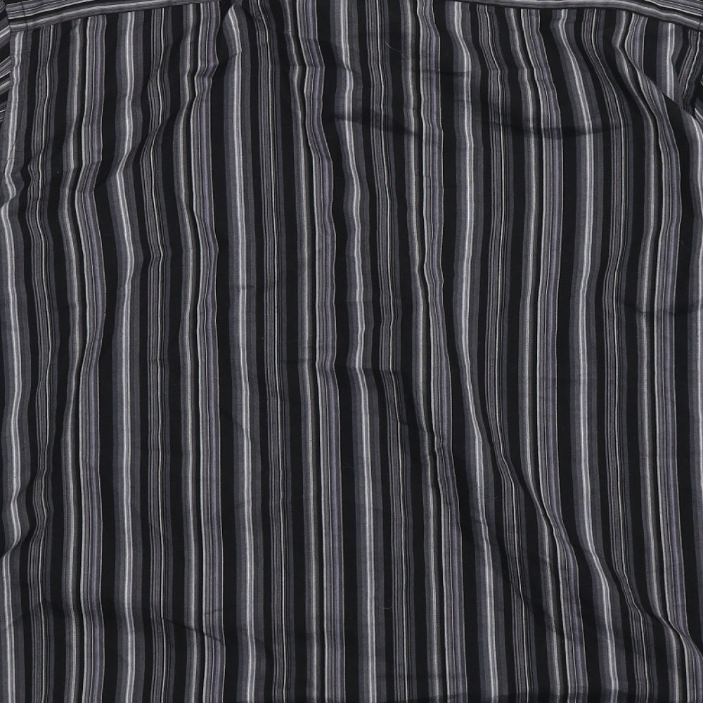 F&F Mens Multicoloured Striped Button-Up Size L