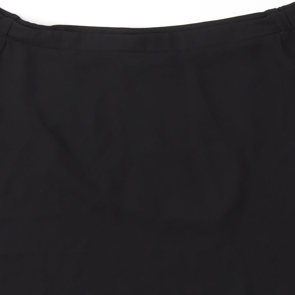 Womens UK Size 10 newlook Black Basic Blouse