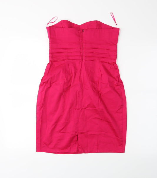newlook Womens Pink Pencil Dress Size 10