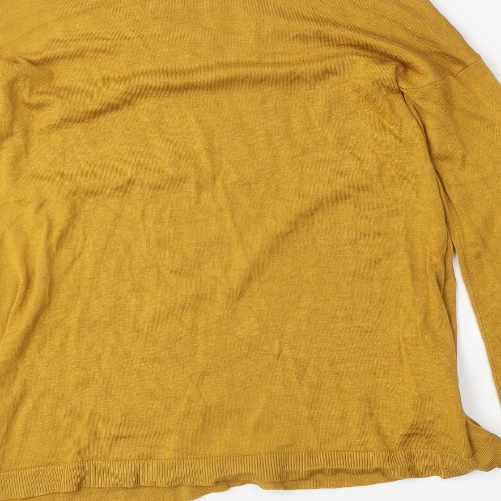 Atmosphere Womens Yellow Pullover Jumper Size 10