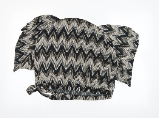 Quiz Womens Black Basic T-Shirt Size 10