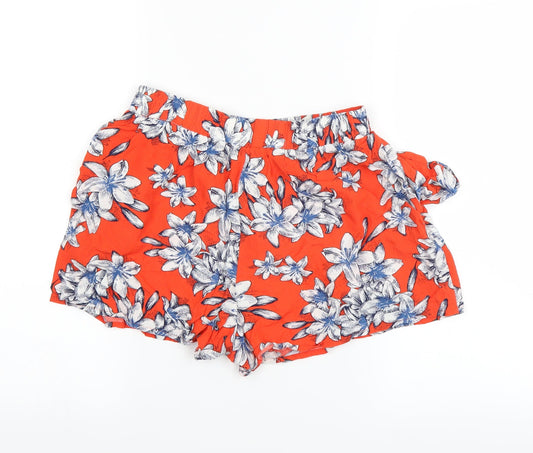 F&F Womens Red   Mom Shorts Size 8