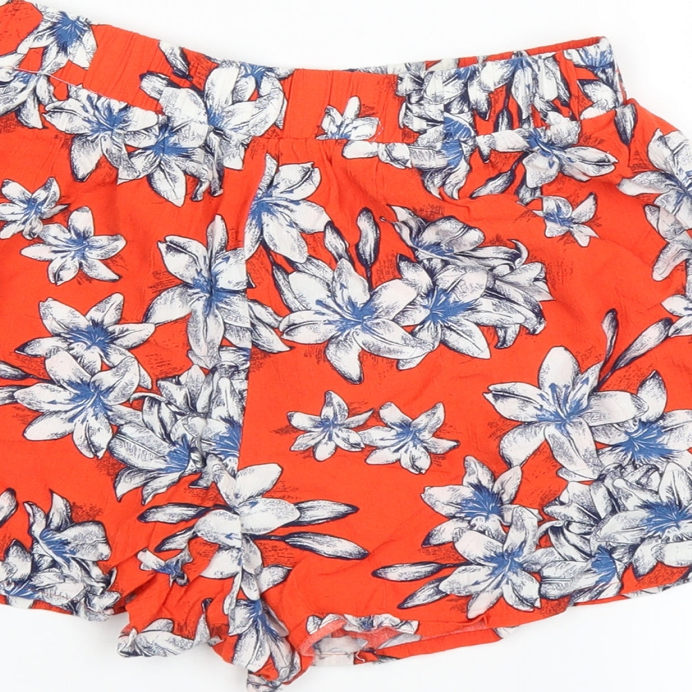 F&F Womens Red   Mom Shorts Size 8