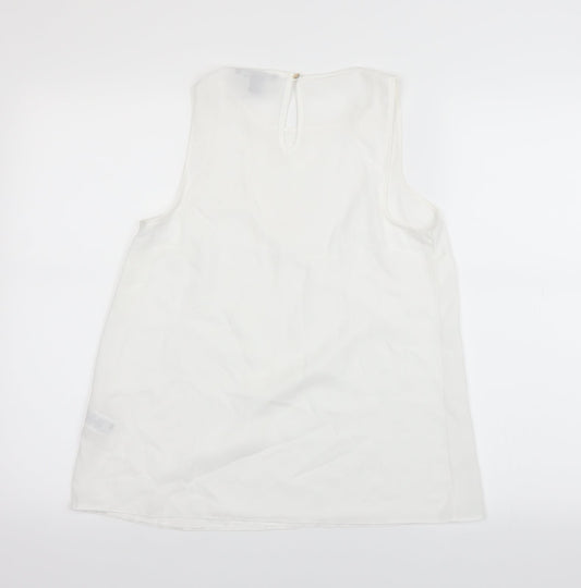 Primark Womens White Basic T-Shirt Size 8