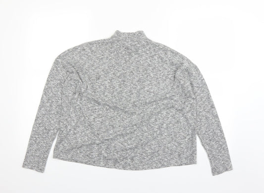 Womens UK Size S H&M Grey Basic T-Shirt