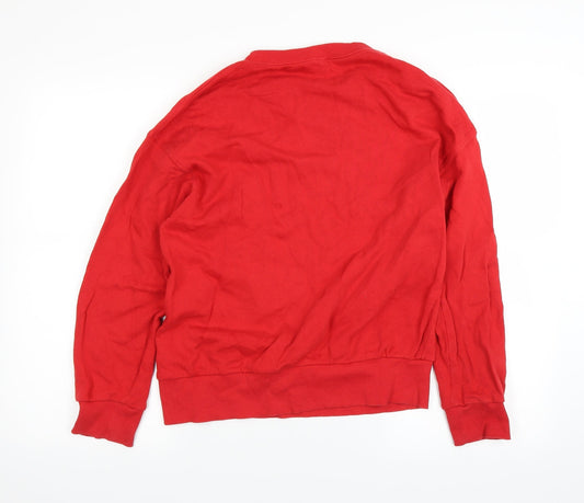 H&M Mens Orange Pullover Jumper Size XS