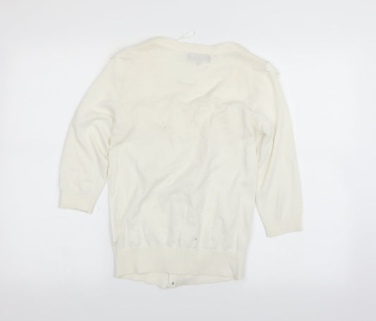 F&F Womens White Jacket Size 8