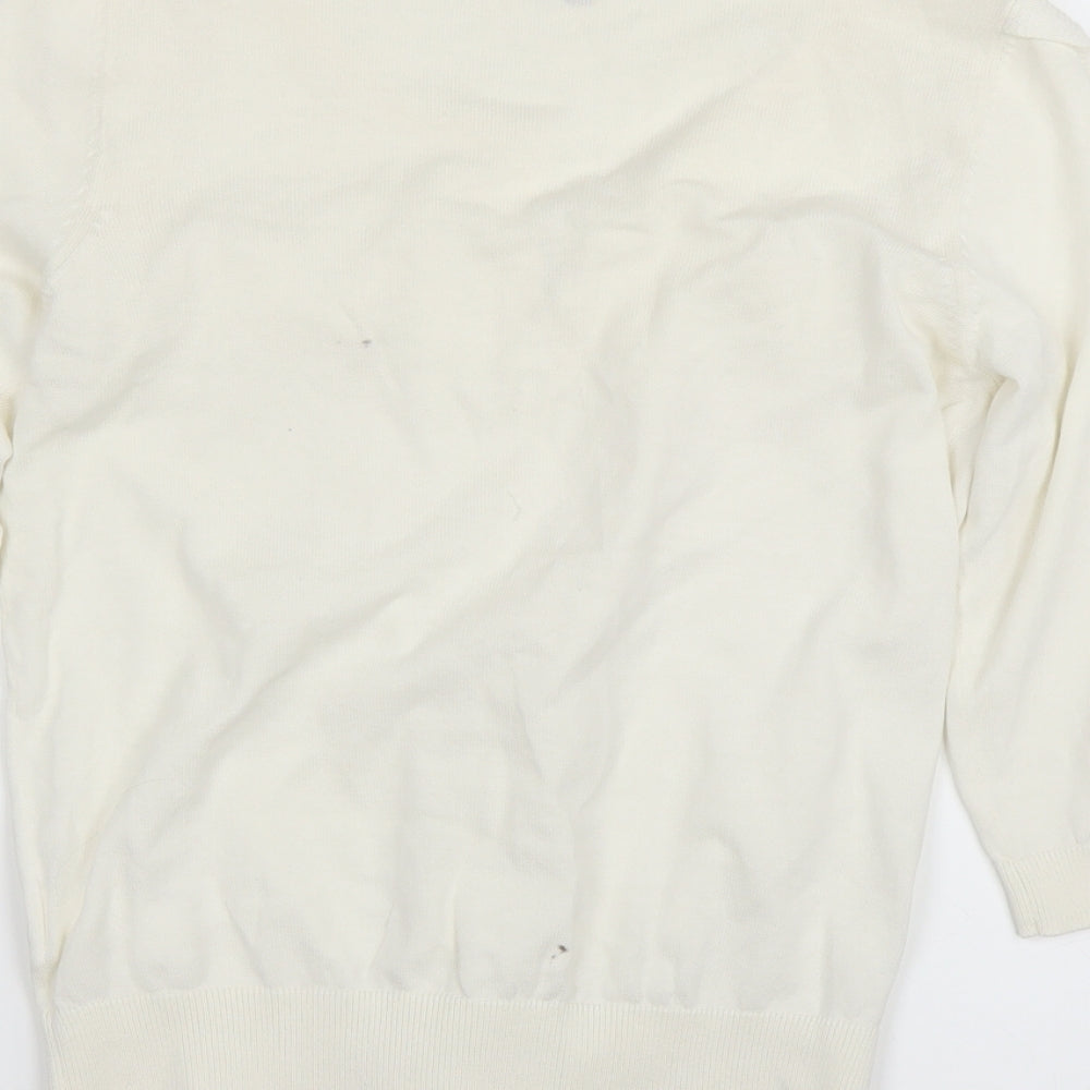 Womens UK Size 8 F&F White Jacket
