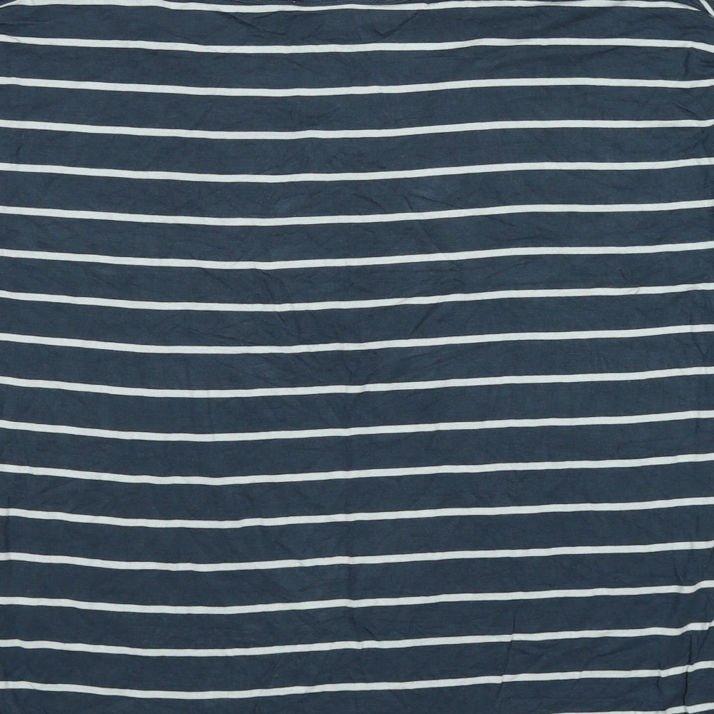 Womens UK Size 10 Kenar Blue Tunic T-Shirt