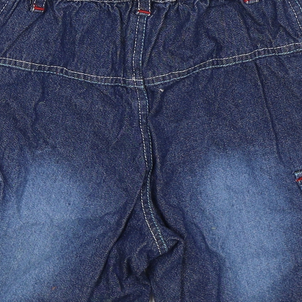 Aardvark Boys Blue Denim Cargo Shorts Size 2 Years