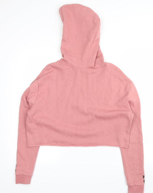 H&M Womens Pink Pullover Hoodie Size M