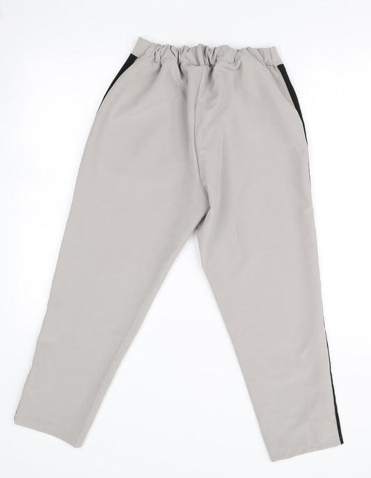 Boohoo Womens Grey Dress Pants Trousers Size 10 L23 in