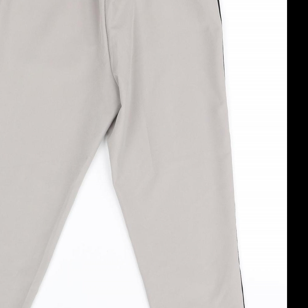 Boohoo Womens Grey Dress Pants Trousers Size 10 L23 in