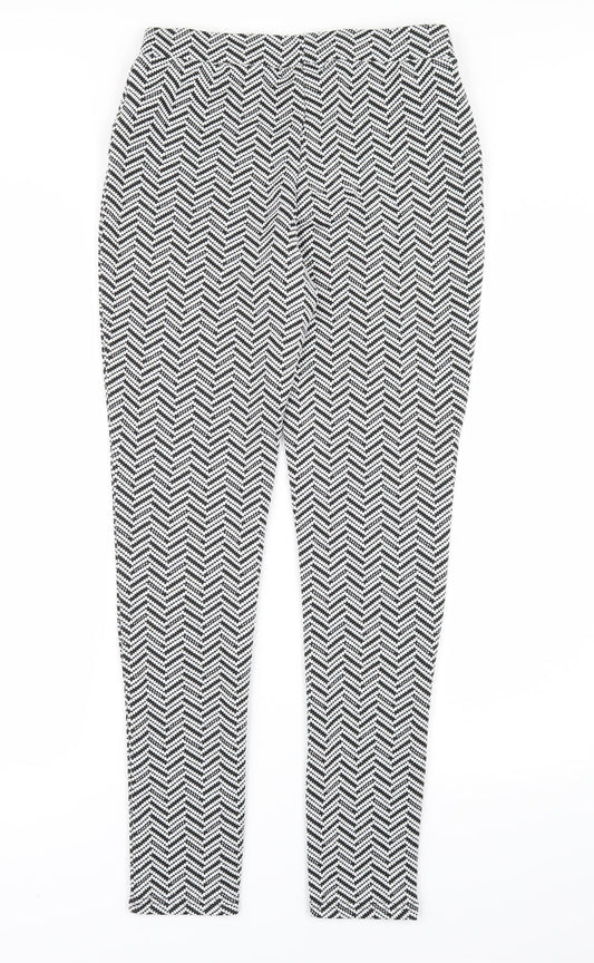 Womens UK Size 8 Atmosphere Regular Fit Black Trousers