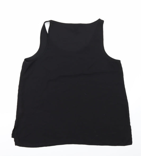 Womens UK Size 14 Atmosphere Black Basic Tank