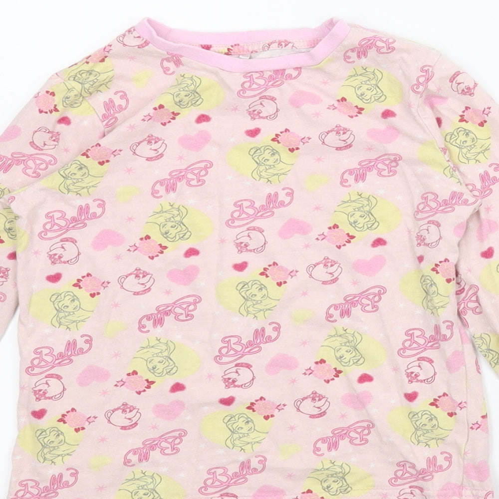 George Girls Pink Animal Print Top Pyjama Top Size 5-6 Years