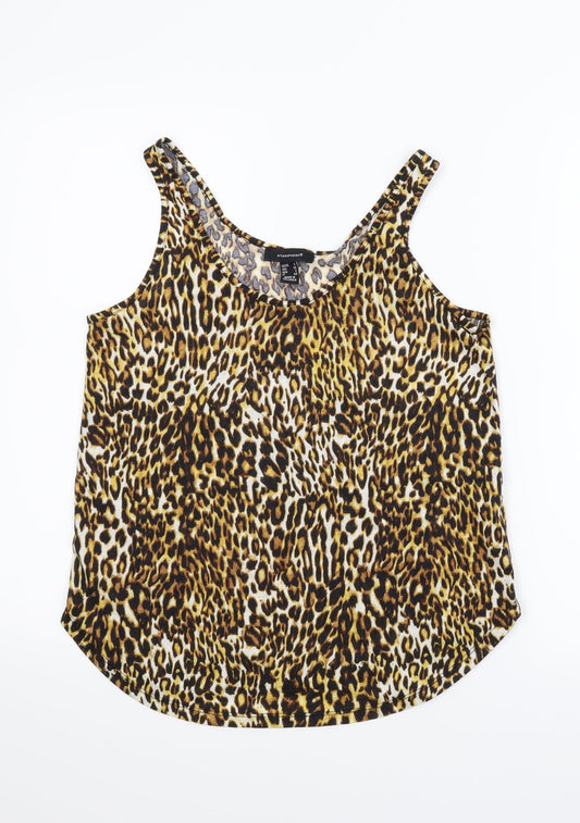 Womens UK Size 8 Atmosphere Multicoloured Basic Tank