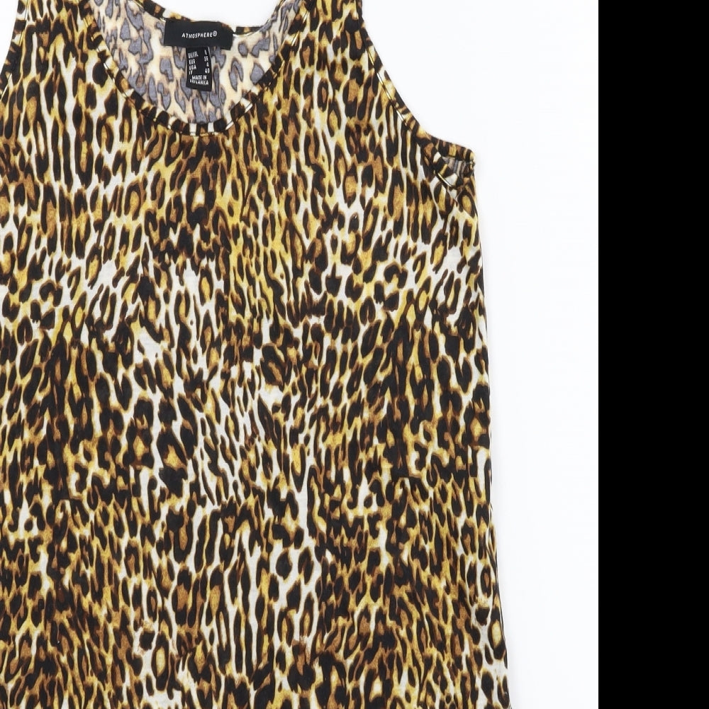 Womens UK Size 8 Atmosphere Multicoloured Basic Tank
