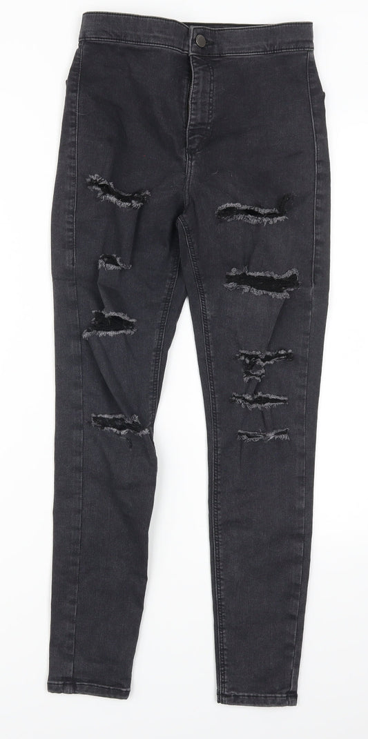 Womens UK Size 28 in Topshop Regular Fit Skinny Grey Jeans