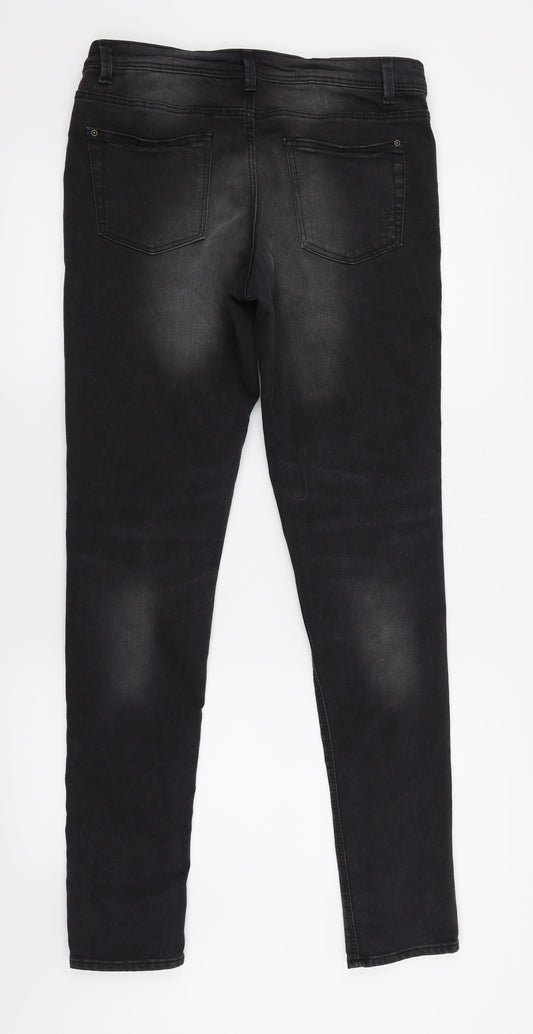 Denim & Co. Womens Black Skinny Jeans Size 12