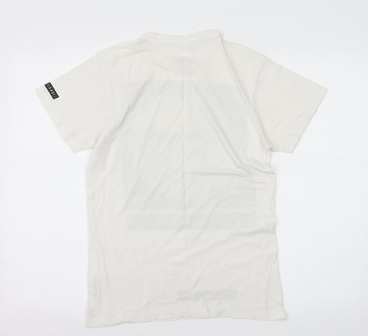 Mens UK Size XS Cedar Wood State White T-Shirt