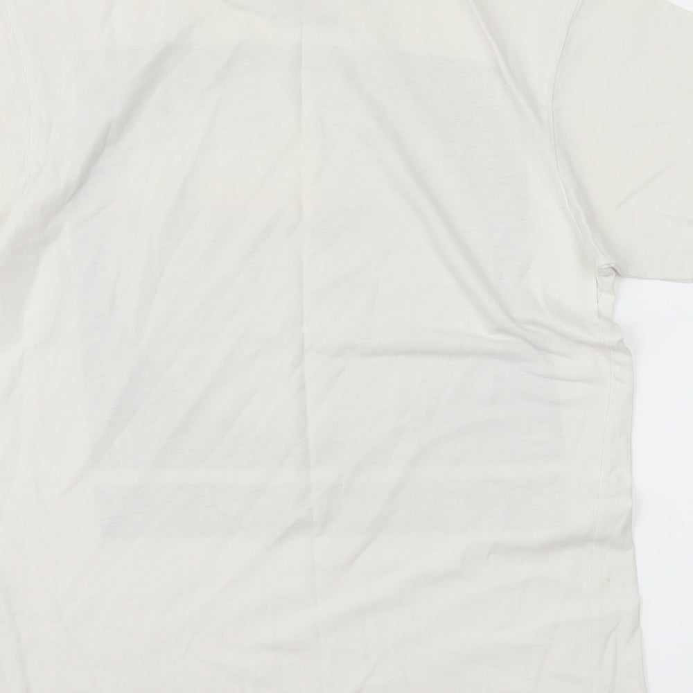 Mens UK Size XS Cedar Wood State White T-Shirt