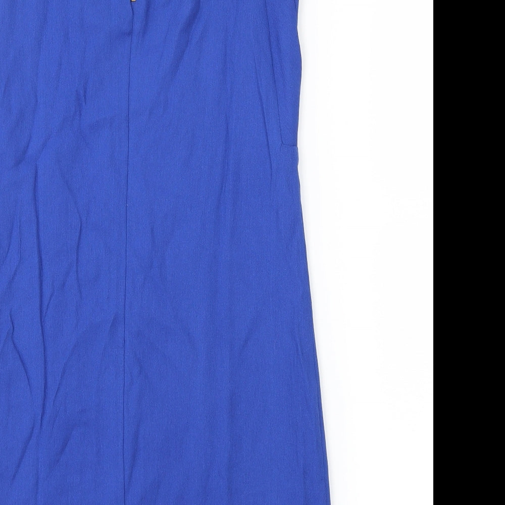 Dorothy Perkins Womens Blue A-Line Size 4