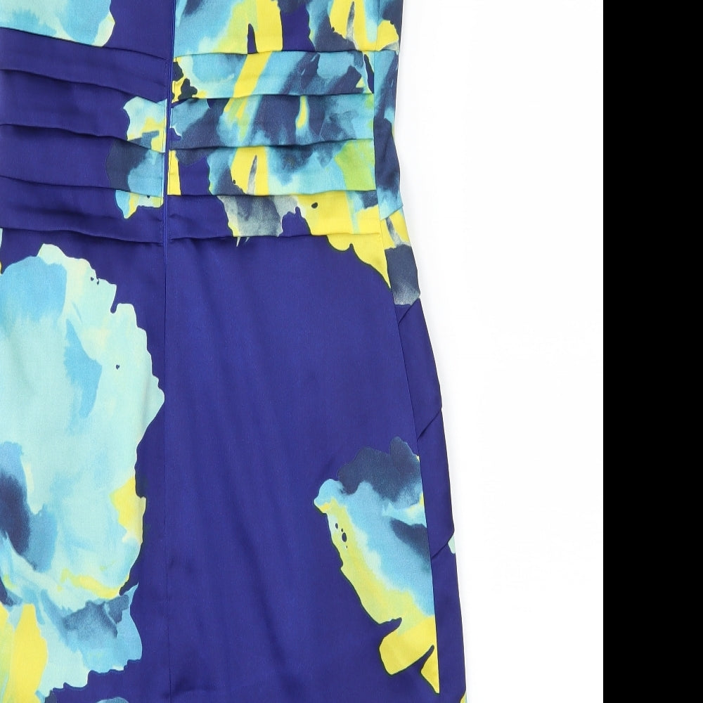 Coast Womens Multicoloured Floral Bodycon Size 6