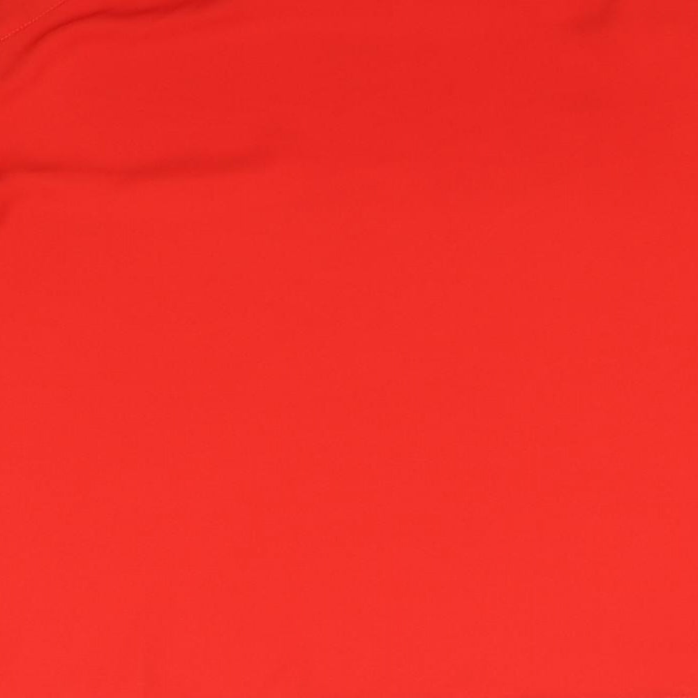 Womens UK Size 14 F&F Red Basic Blouse