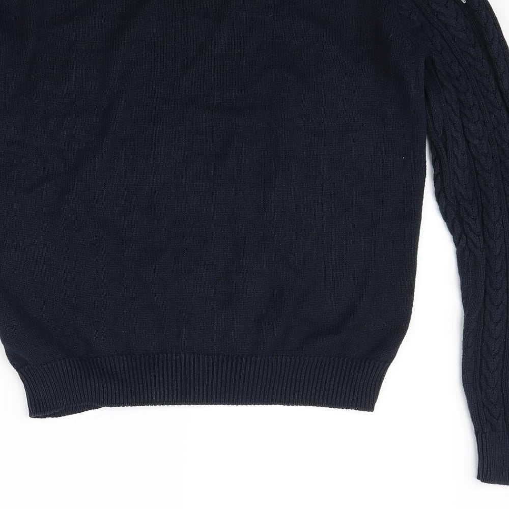 H&M Mens Blue Pullover Jumper Size M