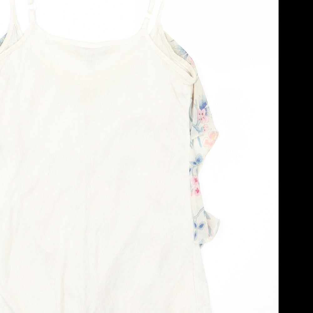 Womens UK Size 10 Red Herring Multicoloured Basic Tank