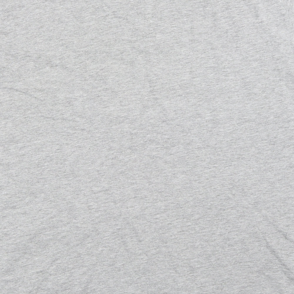 Womens UK Size XL Easy Grey Basic T-Shirt