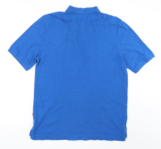 IZOD Mens Blue Polo Size M