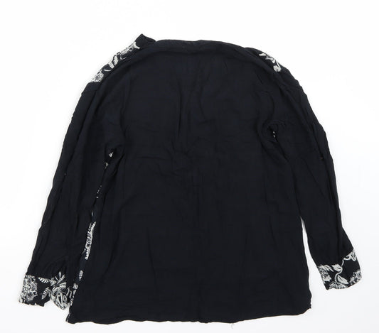 Preworn Womens Black Basic T-Shirt Size M