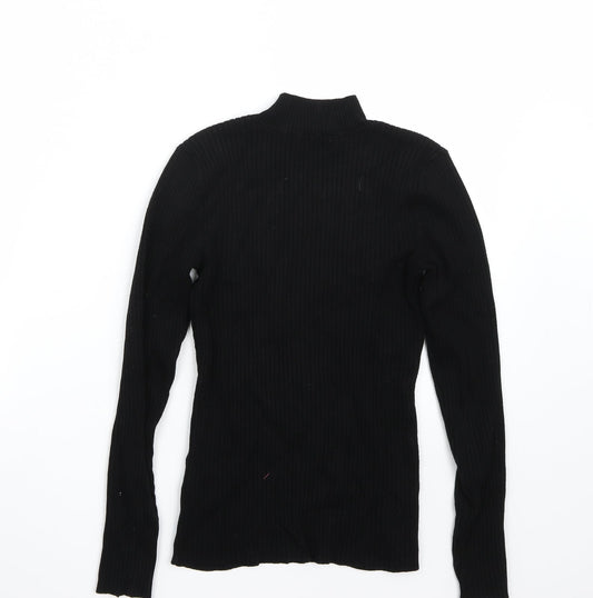 H&M Womens Black Basic T-Shirt Size S