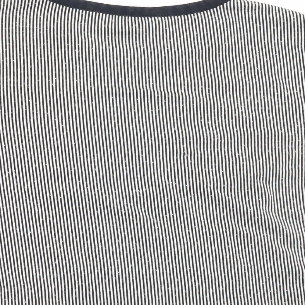Young Dimension Girls Blue Striped Basic T-Shirt Size 12-13 Years - #Nope