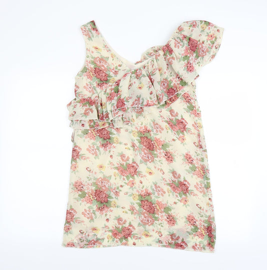 Select Womens Ivory Floral Mini Size 8