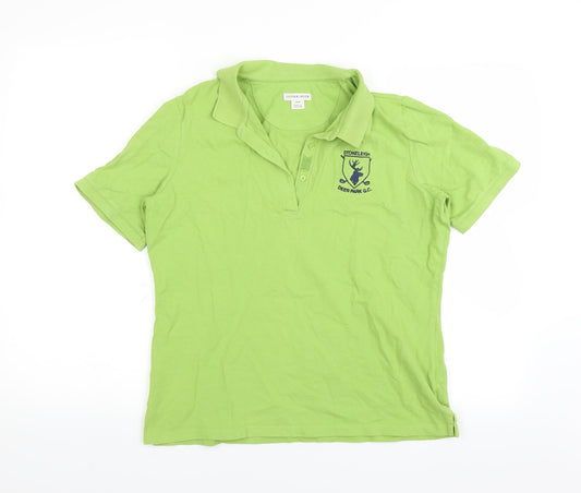 Gutter & Buck Womens Green Basic Polo Size M