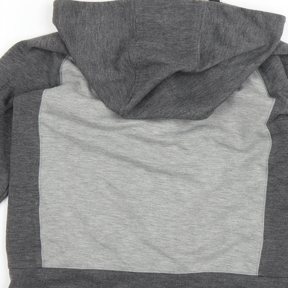 Matalan Boys Grey Full Zip Hoodie Size 7 Years