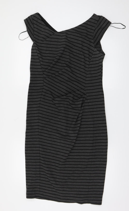 Billie & Blossom Womens Grey A-Line Size 14