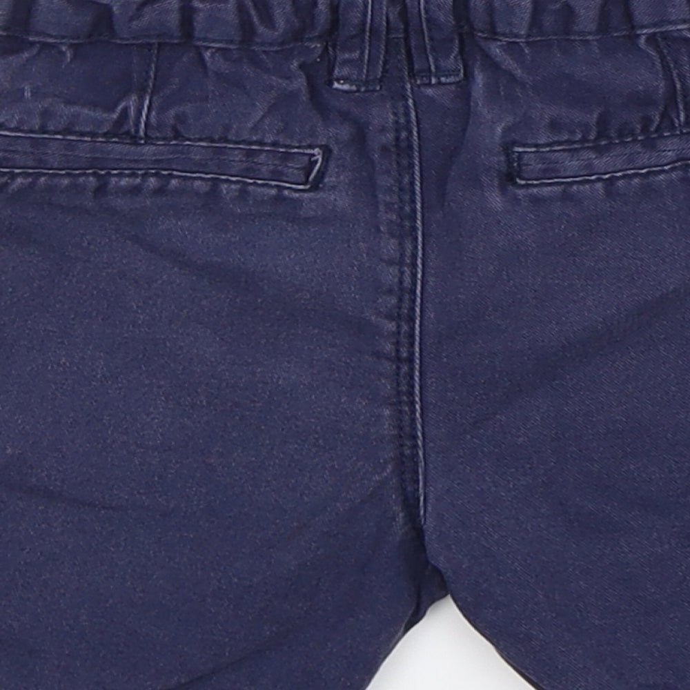 George Boys Blue Cropped Trousers Size 12-18 Months