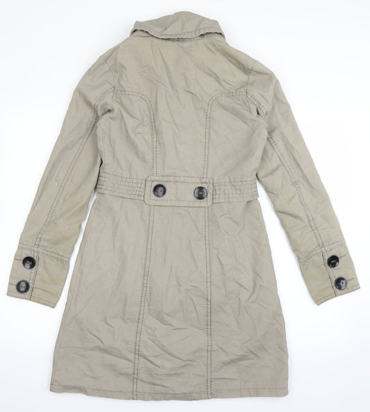 George Womens Beige   Jacket Coat Size 8