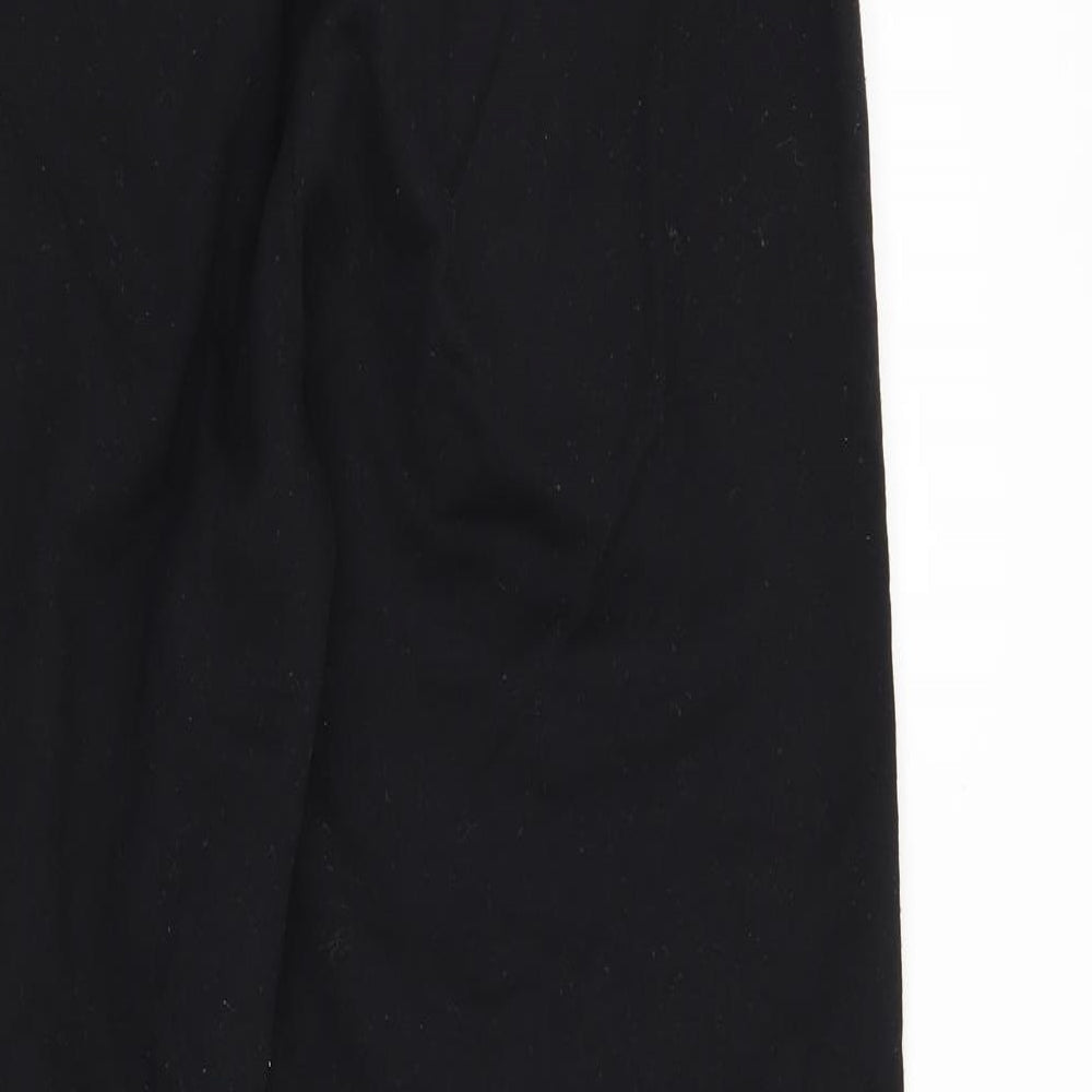Womens UK Size 8 ASOS Regular Fit Sweatpants Black Trousers
