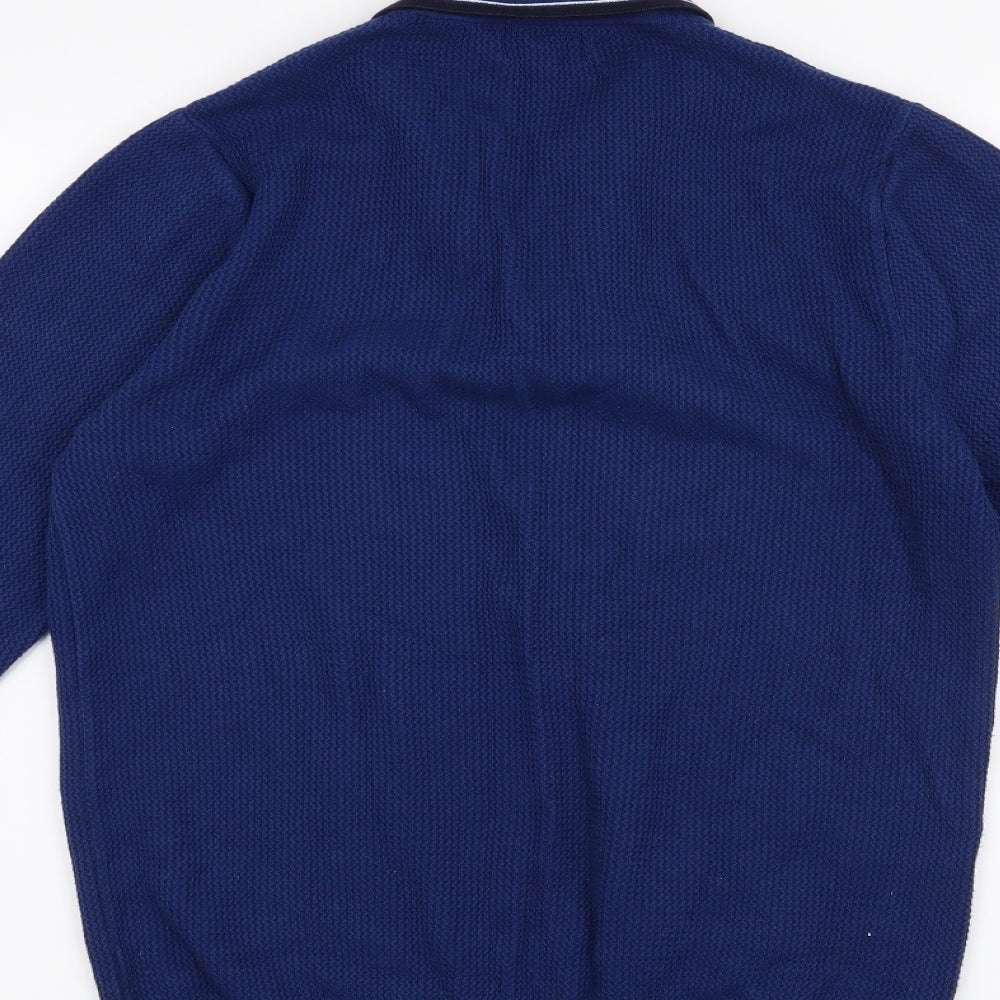 Preworn Mens Blue Pullover Jumper Size S