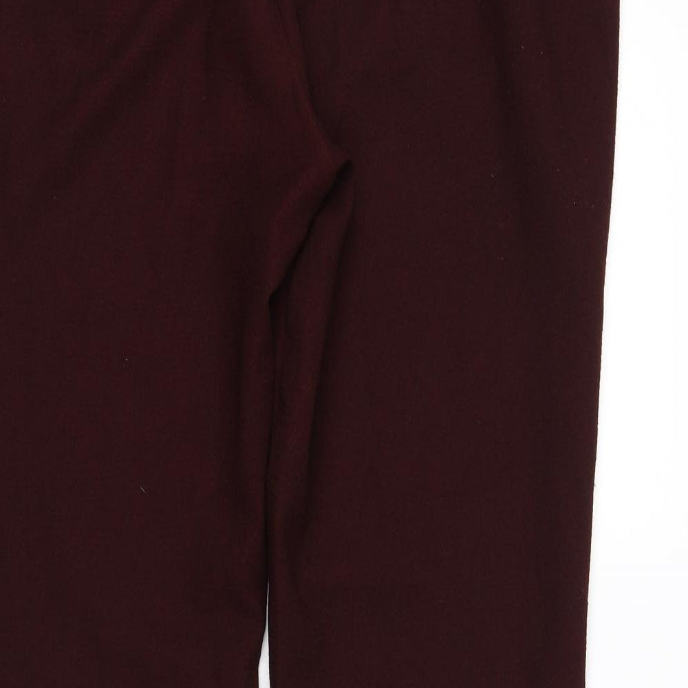 River Island Womens Red Trousers Size 14 L29 in